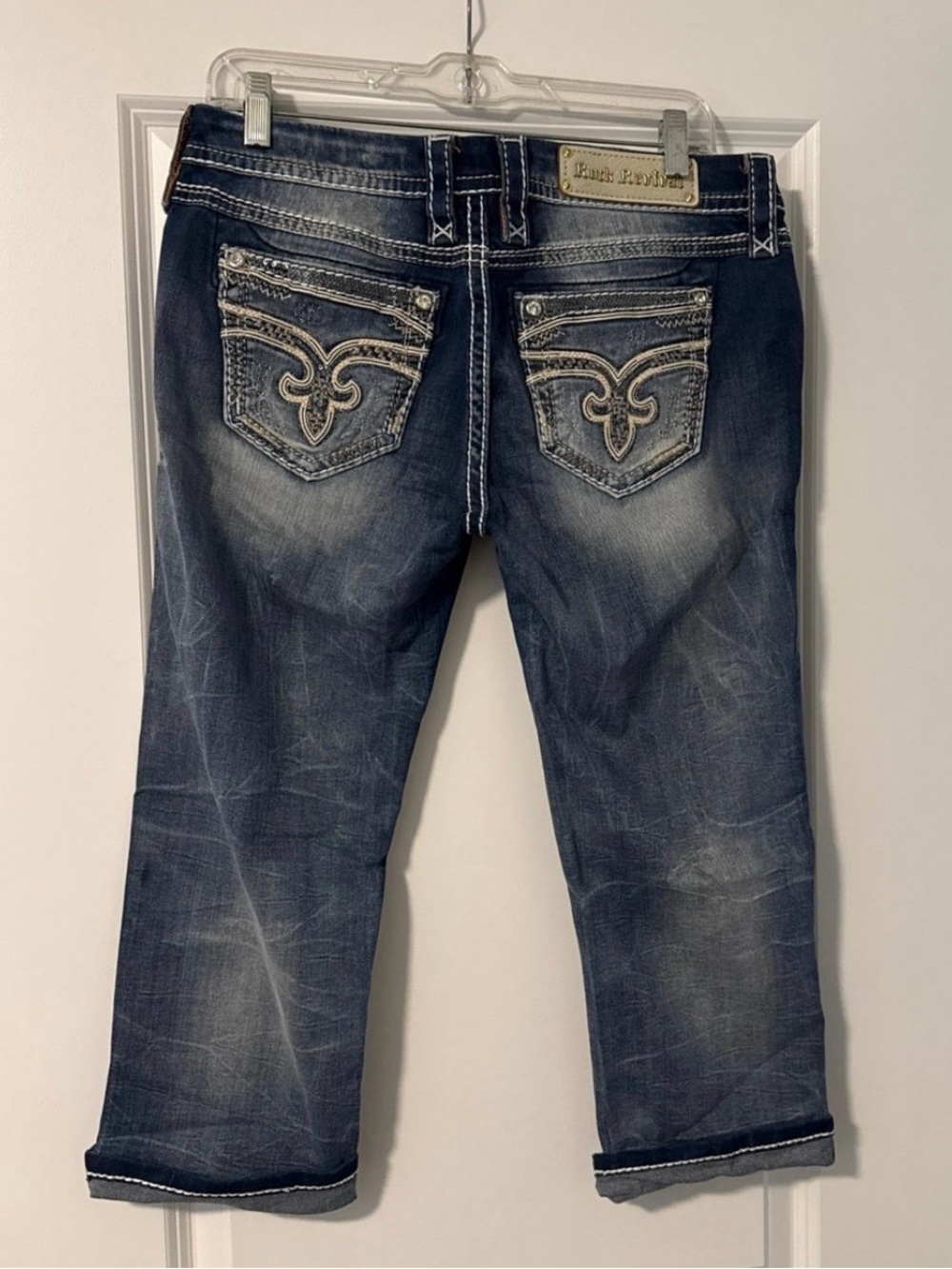 Rock Revival Jaylyn Capri Jeans Sz 30